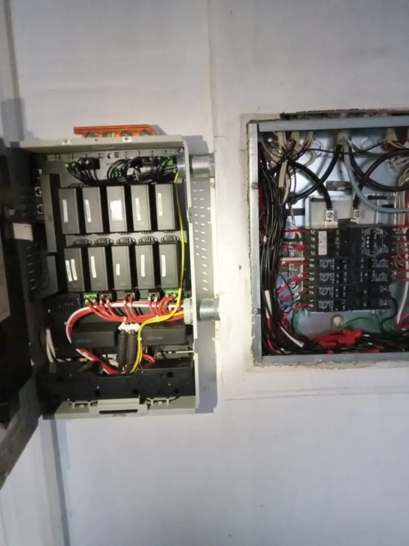 Electrical panel upgrade completed for Indoor Lighting Installation in Thomasville